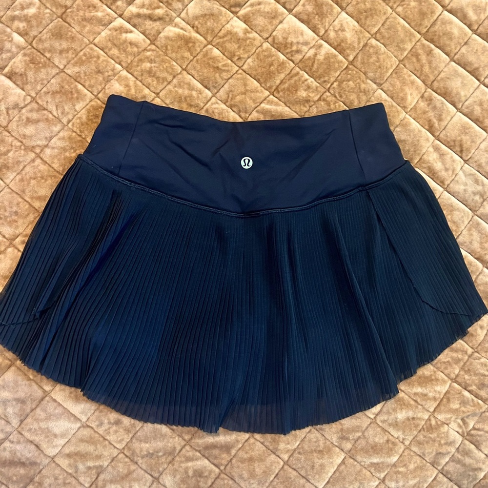 Mesh Pleats Mid-Rise Mini Tennis Skirt